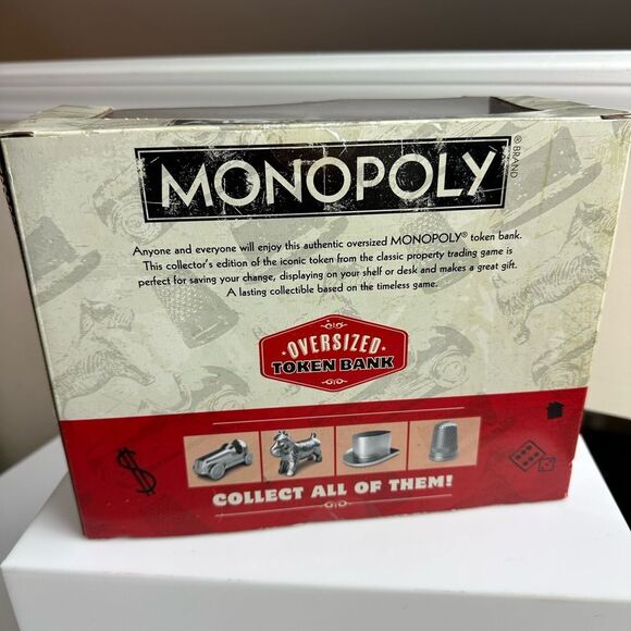 Monopoly Oversized Token Bank Scotty Dog 80th Anniversary 1935 - 2015 Hasbro NEW - Picture 4 of 8